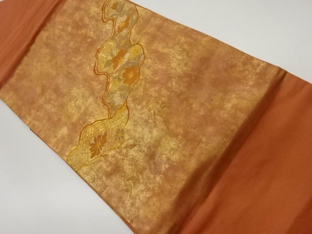 JAPANESE NAGOYA OBI / WOVEN FLOWER